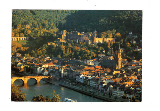 Ansichtskarte Heidelberg / Altstadt vom Philosophenweg / M1-52
