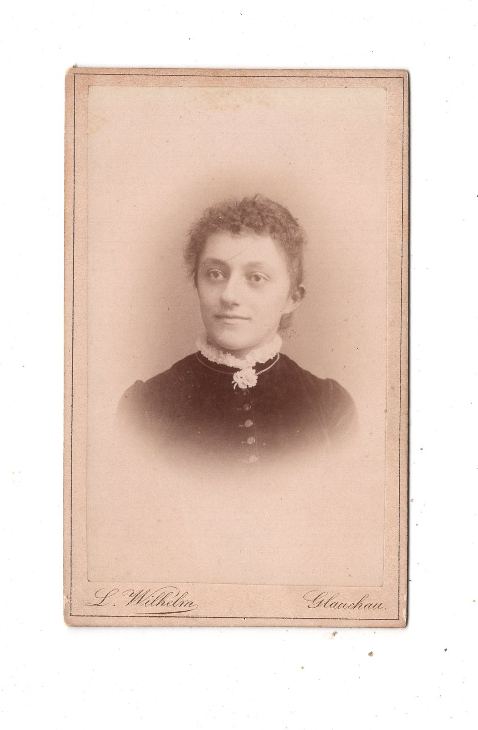 Fotografie Damenportrait - Glauchau 1880er