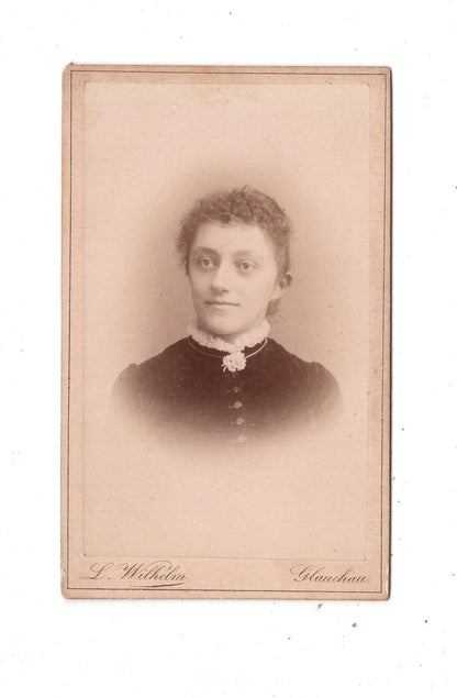 Fotografie Damenportrait - Glauchau 1880er