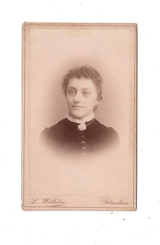 Fotografie Damenportrait - Glauchau 1880er