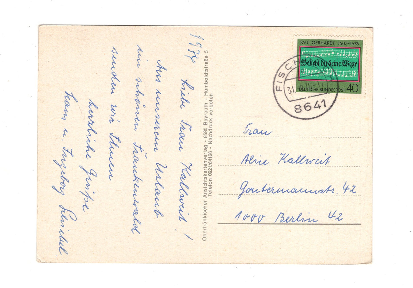 Ansichtskarte Frankenwald / Bischofsmühle / Dorschenmühle +++