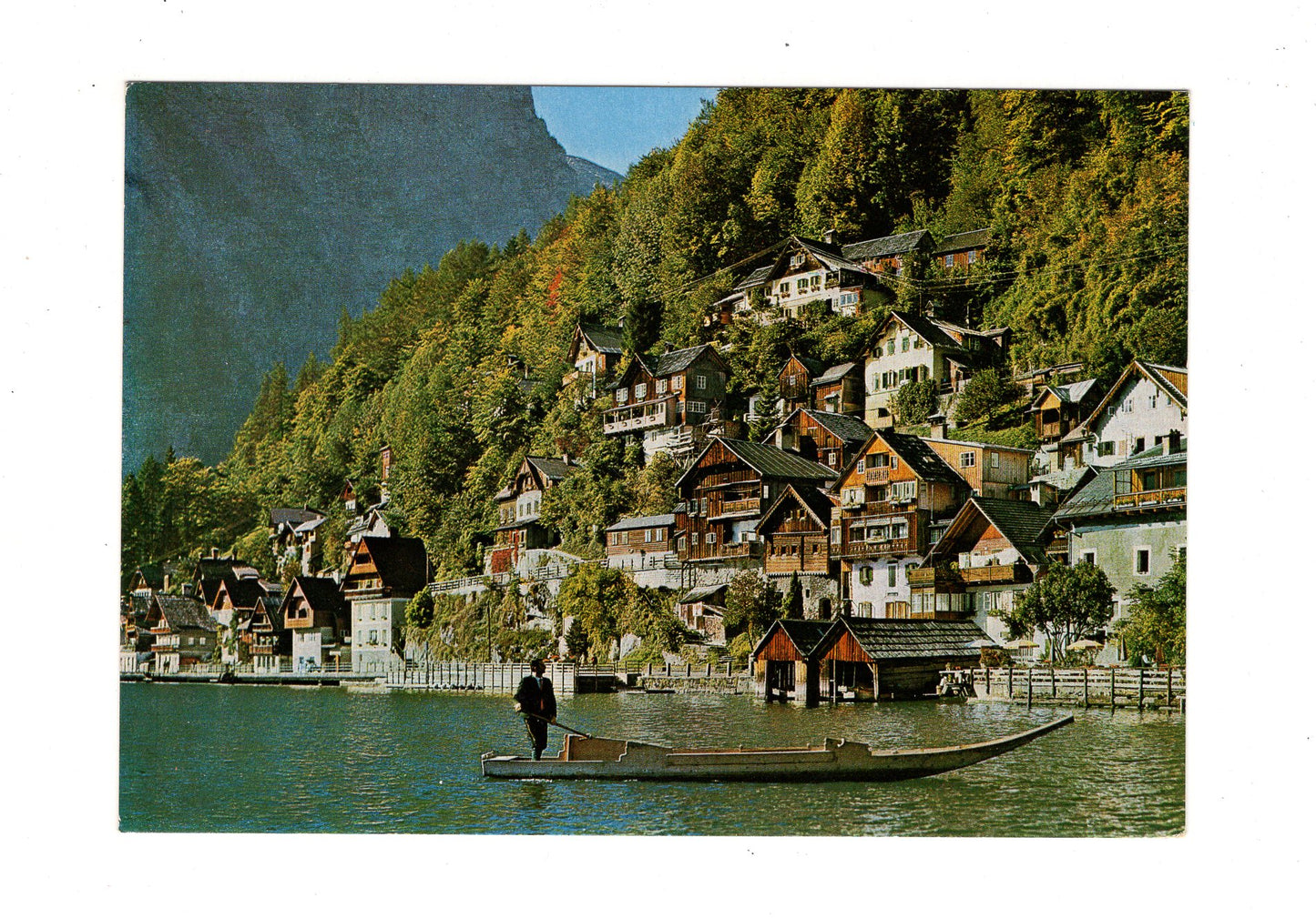 Ansichtskarte Hallstatt am Hallstätter See / Salzkammergut / Österreich