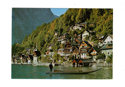 Ansichtskarte Hallstatt am Hallstätter See / Salzkammergut / Österreich