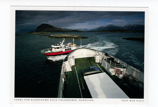 Ansichtskarte Fähre von Kilboghamn nach Vagaholmen / Norwegen