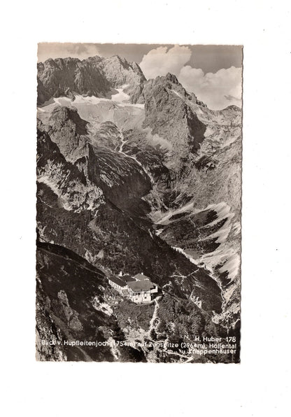 Ansichtskarte Blick vom Hupfleitenjoch auf Zugspitze +++