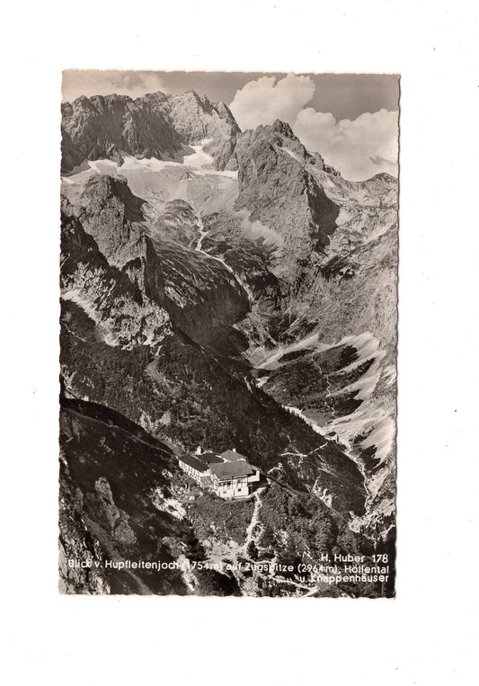 Ansichtskarte Blick vom Hupfleitenjoch auf Zugspitze +++