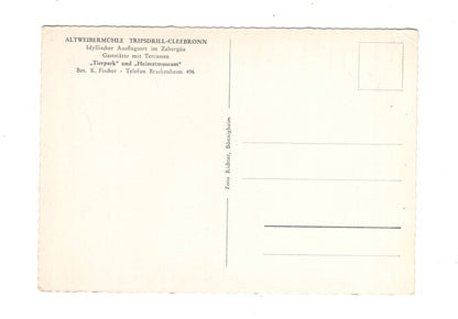 Ansichtskarte Altweibermühle Tripsdrill-Cleebronn