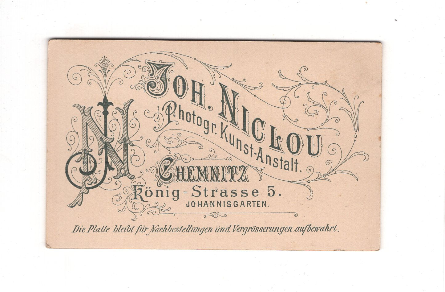 Fotografie Damenportrait - Chemnitz 1880er / CDV C1-09