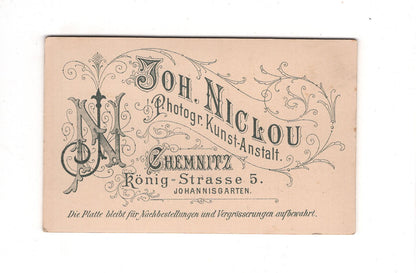 Fotografie Damenportrait - Chemnitz 1880er / CDV C1-09