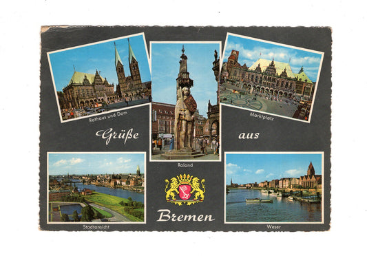 Ansichtskarte Bremen / Rathaus und Dom / Marktplatz +++