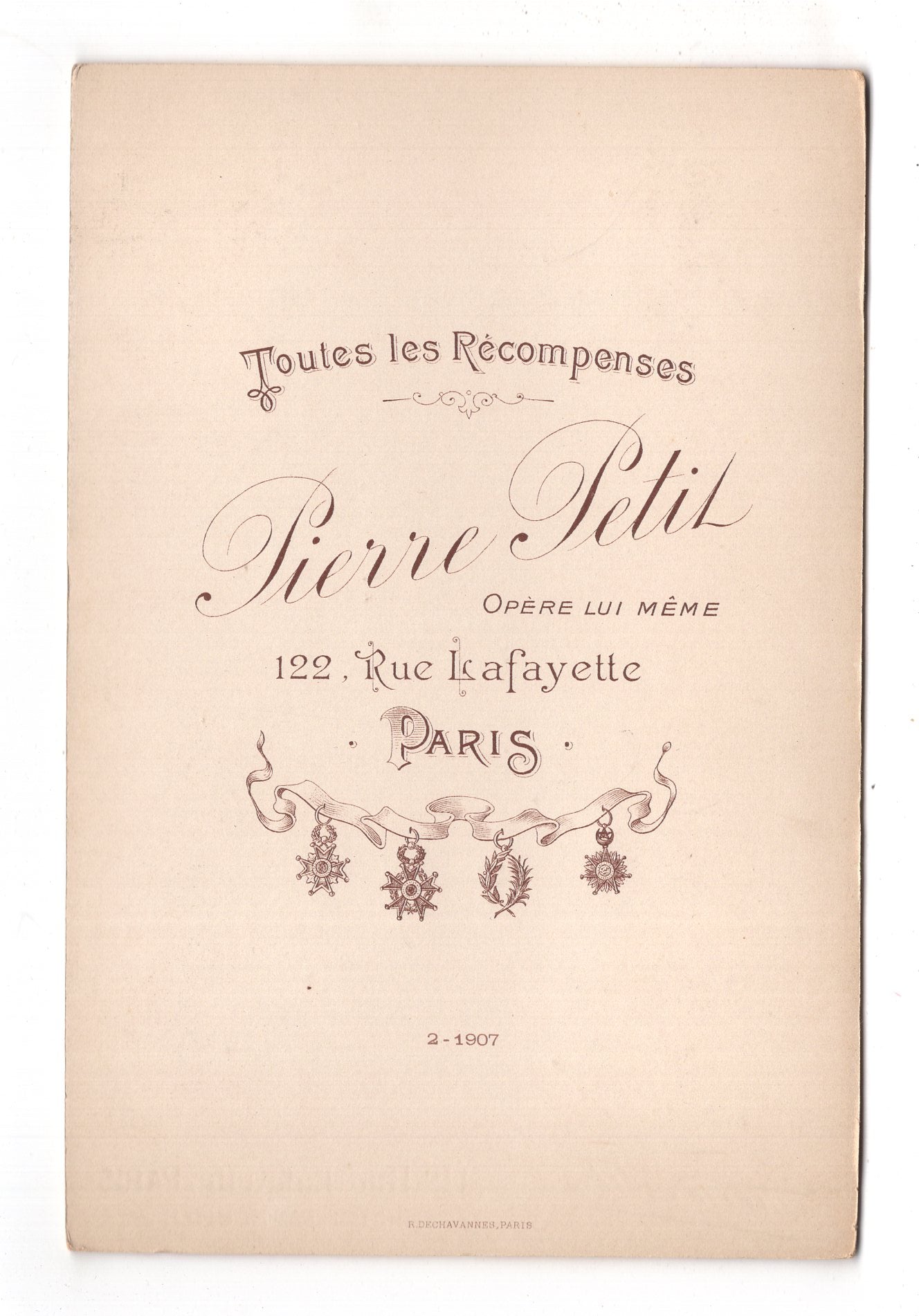 Fotografie Feiner Herr - Paris 1907 / CAB W-33