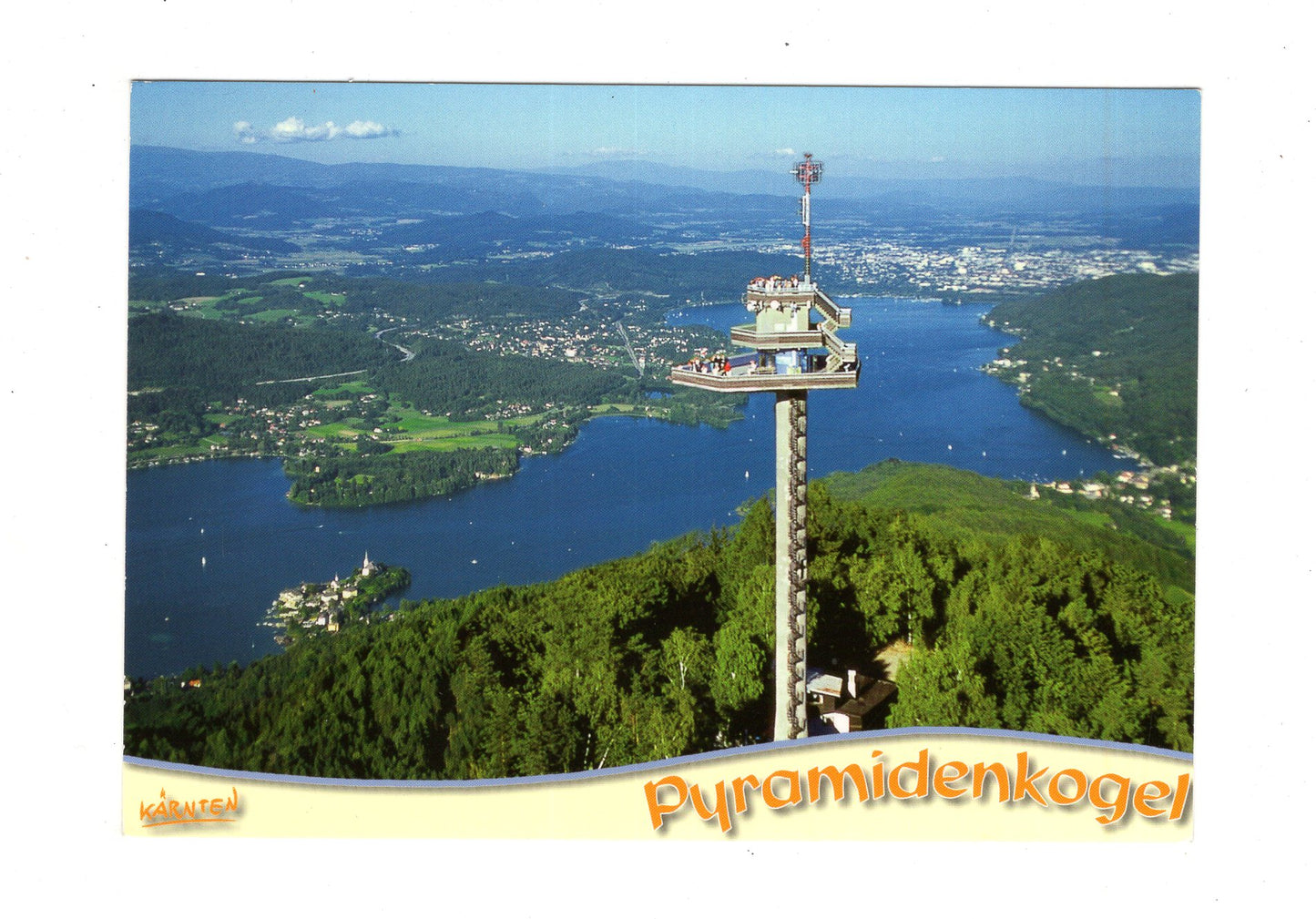 Ansichtskarte Wörthersee / Pyramidenkogel / Kärnten / Österreich