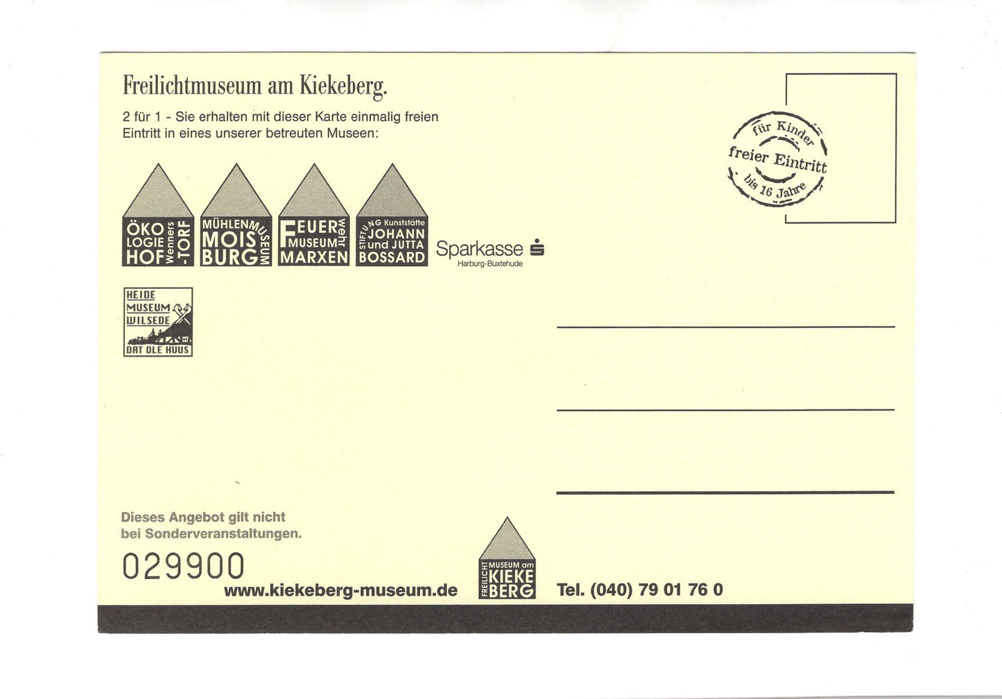 Ansichtskarte Freilichtmuseum Kiekeberg / Technisierung der Landwirtschaft 1950er