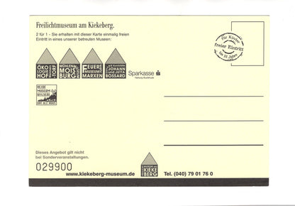 Ansichtskarte Freilichtmuseum Kiekeberg / Technisierung der Landwirtschaft 1950er