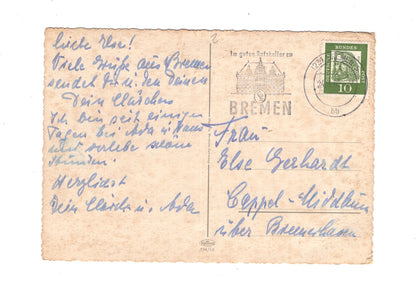 Ansichtskarte Bremen / Rathaus und Dom / Marktplatz +++