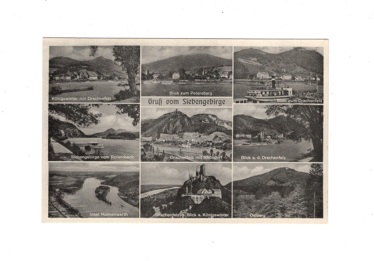 Ansichtskarte Gruß vom Siebengebirge