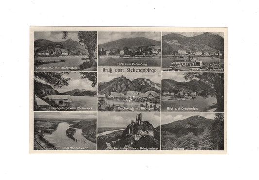 Ansichtskarte Gruß vom Siebengebirge