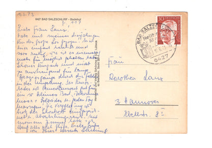 Ansichtskarte Bad Salzschlirf / Badehof / J1-55