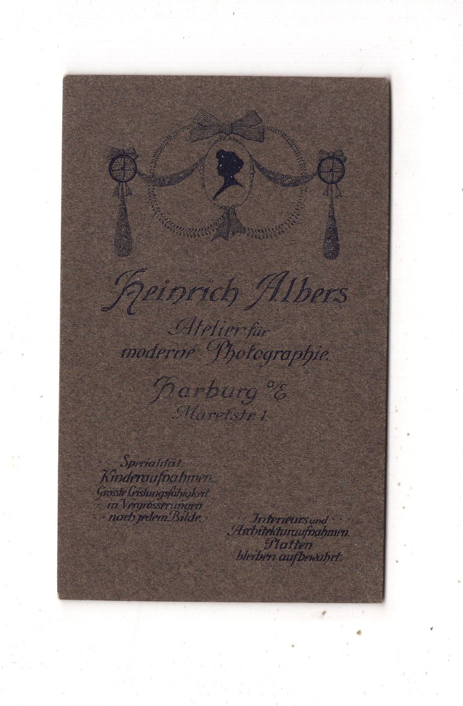 Fotografie Damenportrait - Hamburg Harburg 1900er