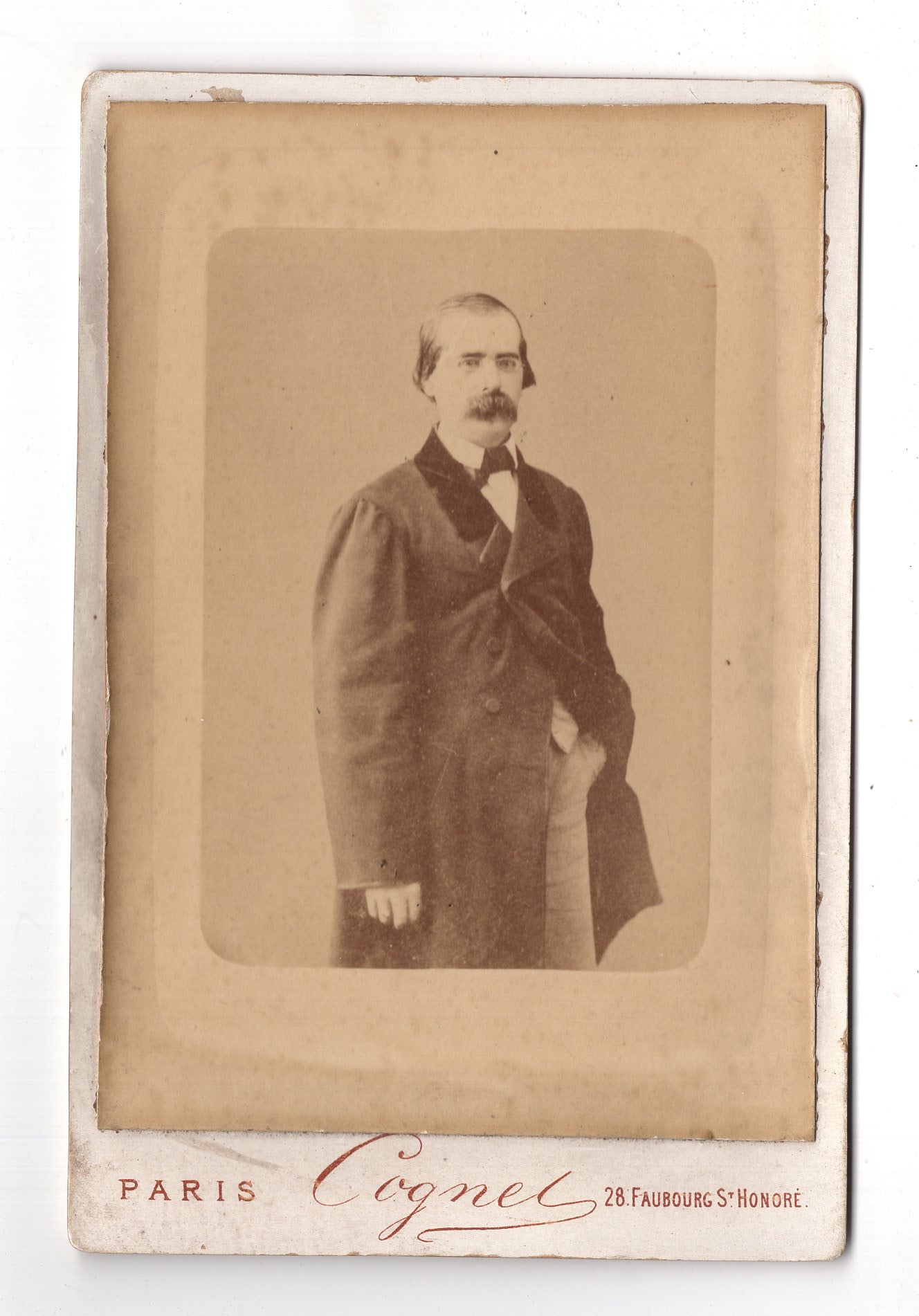 Fotografie Feiner Herr - Paris 1870er / CAB W-33