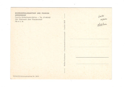 Ansichtskarte Gasthof und Pension Adrionshof / Ödenwald über Freudenstadt / H1-60
