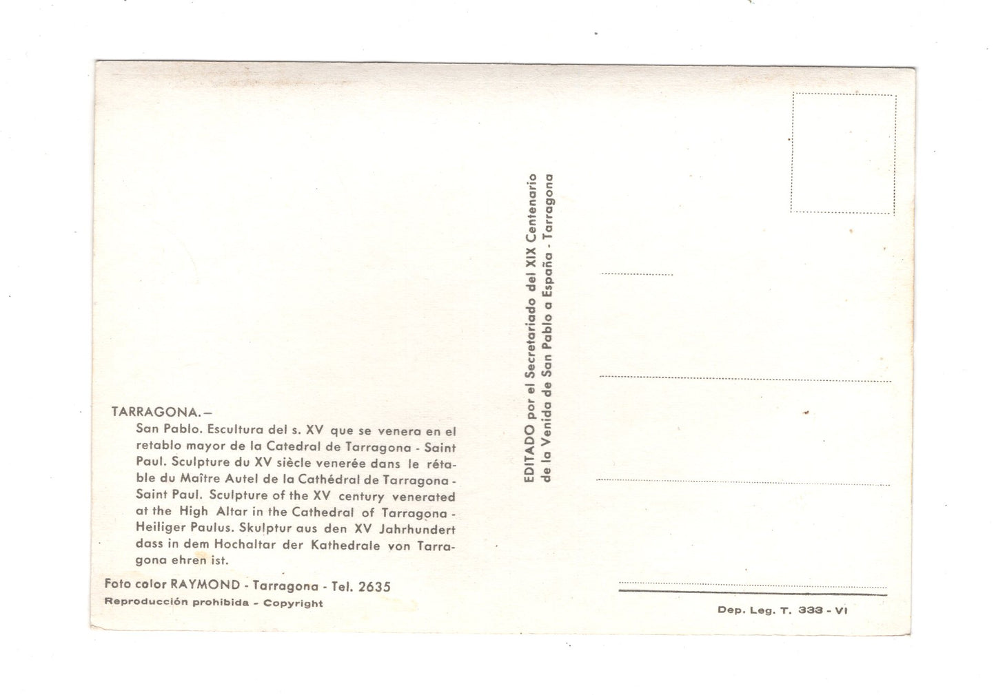 Ansichtskarte Tarragona / San Pablo / Costa Dorada / Spanien