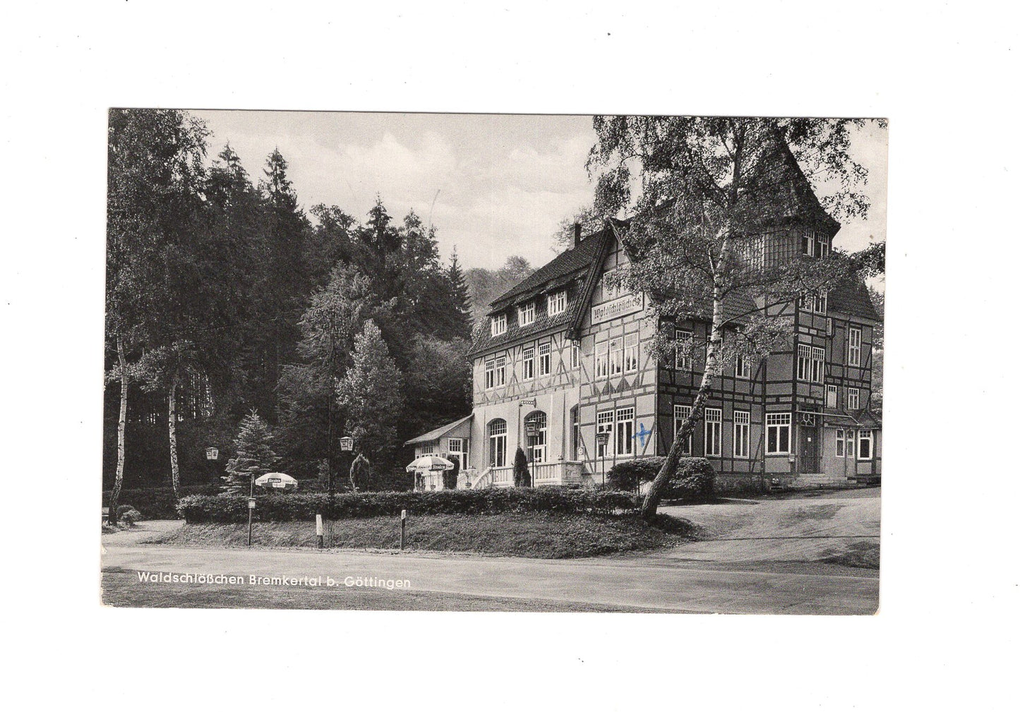 Ansichtskarte Waldschlösschen Bremkertal bei Göttingen