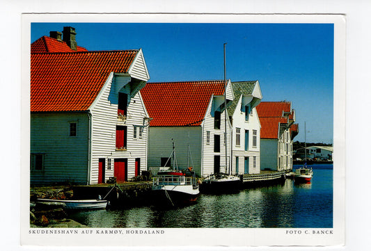 Ansichtskarte Sudeneshavn auf Karmoy / Norwegen