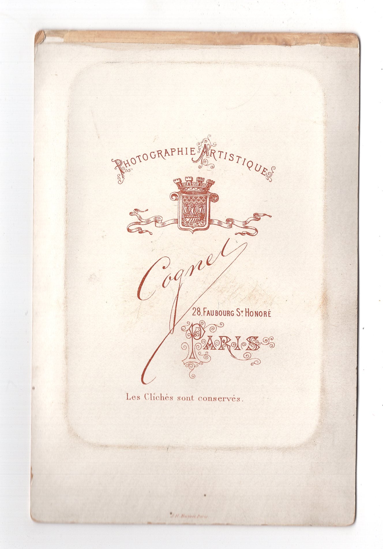 Fotografie Feiner Herr - Paris 1870er / CAB W-33