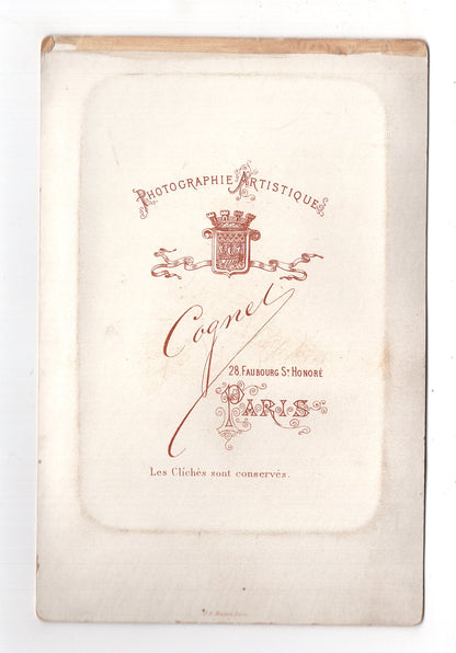 Fotografie Feiner Herr - Paris 1870er / CAB W-33