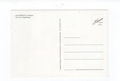 Ansichtskarte Lauterbach in Hessen / Löwen-Denkmal +++