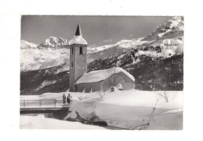 Ansichtskarte Sils-Baselgia / Kirchlein / Oberengadin / Schweiz