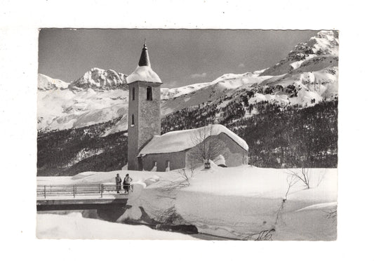 Ansichtskarte Sils-Baselgia / Kirchlein / Oberengadin / Schweiz