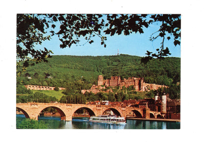 Ansichtskarte Heidelberg / Schloss und Alte Neckarbrücke / M1-52