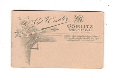 Fotografie Niedliches kleines Kind - Görlitz 1890er / CDV M1-32