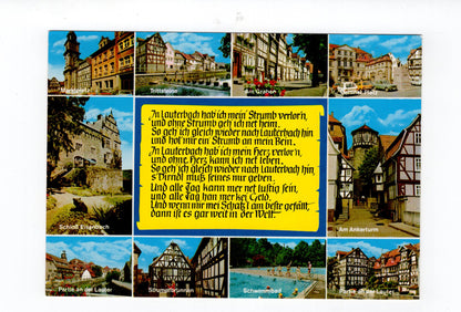 Ansichtskarte Lauterbach / Oberhessen / Schloss Eisenbach +++