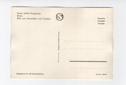 Ansichtskarte Seiffen / Erzgebirge / Kirche