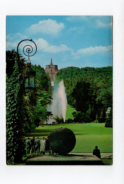 Ansichtskarte Kassel-Wilhelmshöhe / Schlosspark