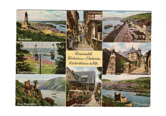 Ansichtskarte Rüdesheim am Rhein / Drosselgasse +++