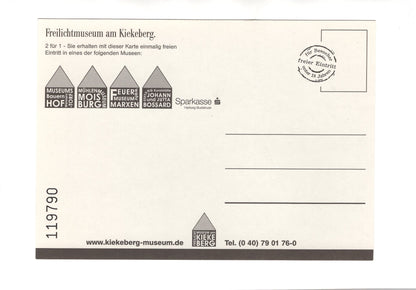 Ansichtskarte Freilichtmuseum Kiekeberg / Kinder mit Dreirad / Salzhausen