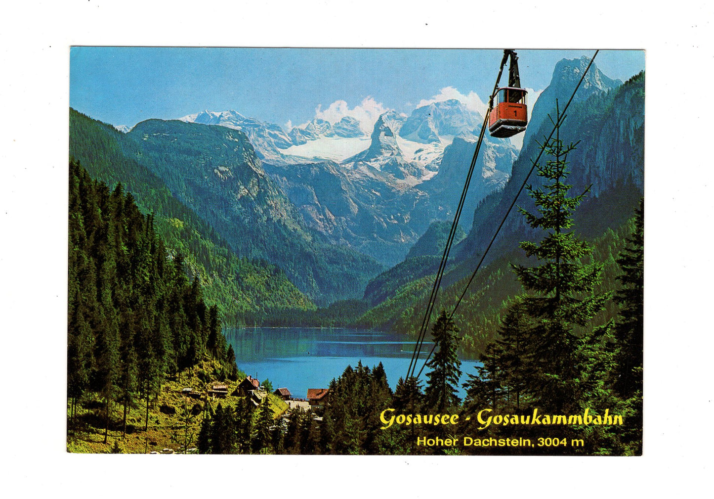 Ansichtskarte Gosausee / Gosaukammbahn / Hoher Dachstein / Österreich