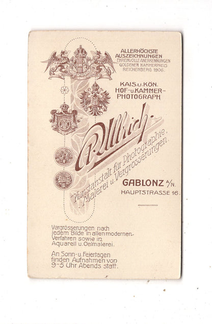 Fotografie Niedliche kleine Kinder - Gablonz an der Neiße 1900er