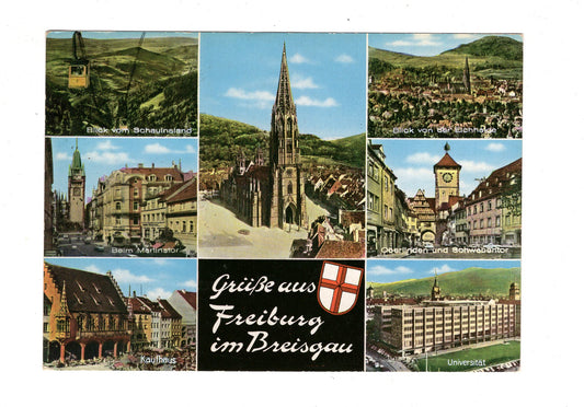 Ansichtskarte Freiburg im Breisgau / G1-64