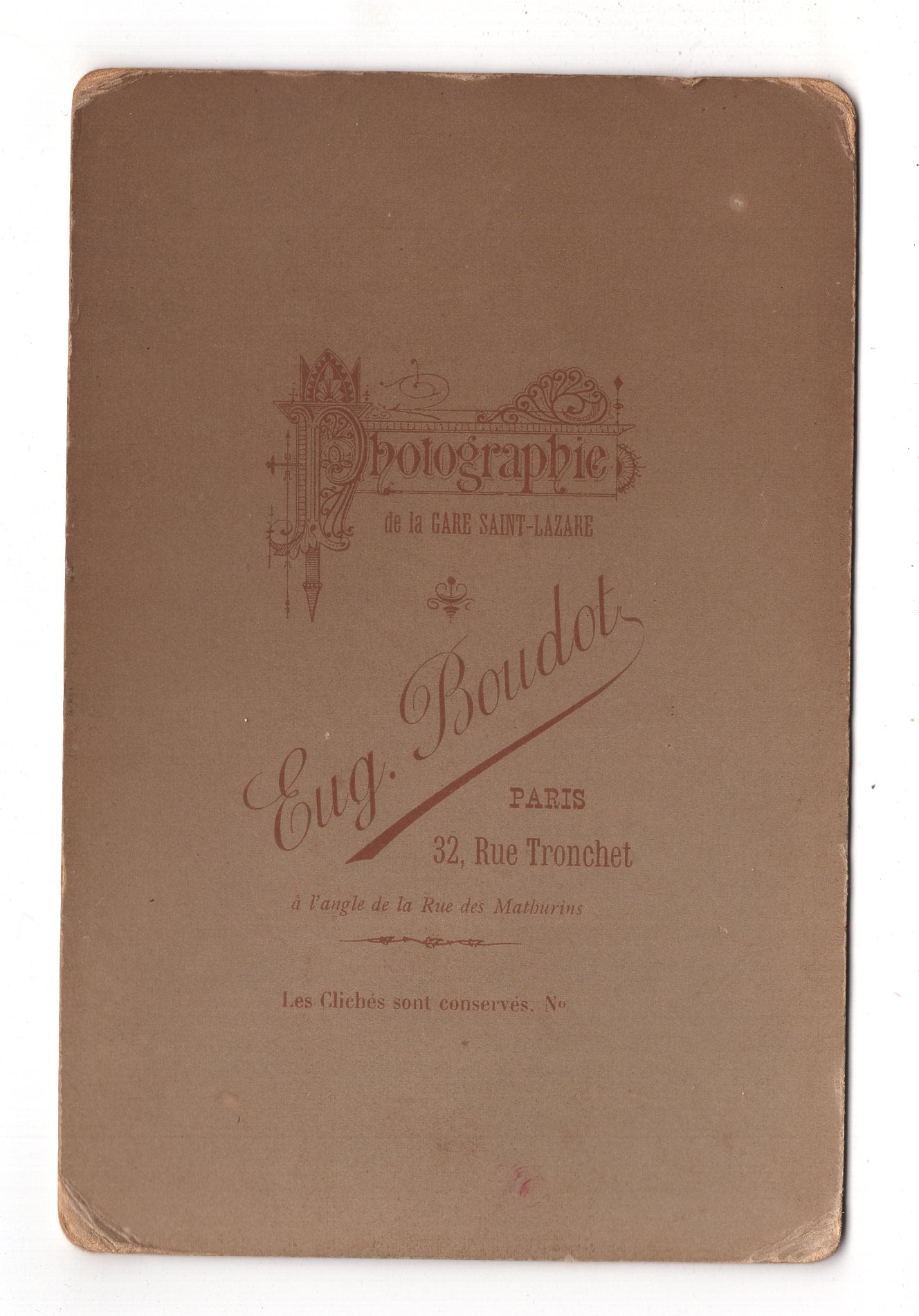 Fotografie Feiner Herr - Paris um 1890 / CAB W-33