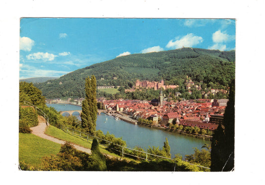 Ansichtskarte Heidelberg / Blick vom Philosophengärtchen / M1-52