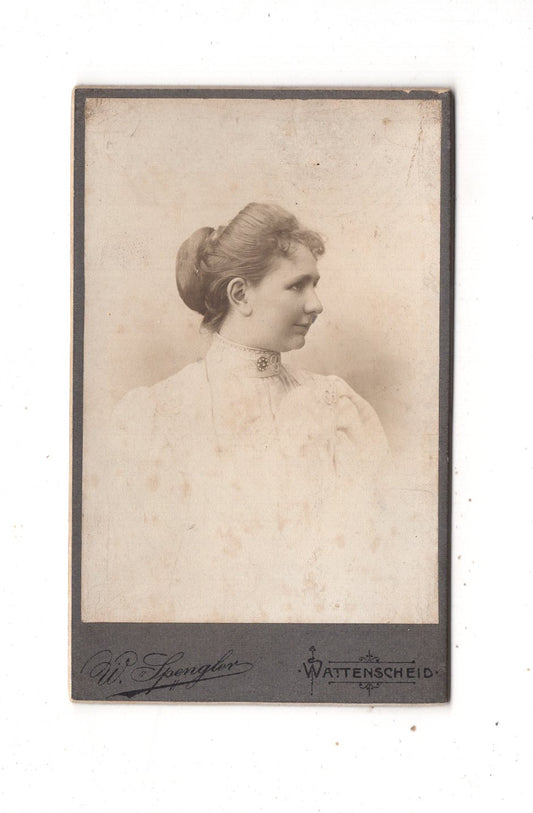 Fotografie Damenportrait - Wattenscheid um 1900