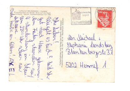 Ansichtskarte Melsungen im Fuldatal / I1-59