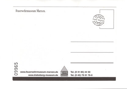 Ansichtskarte Freilichtmuseum Kiekeberg / Feuerwehrübung um 1960