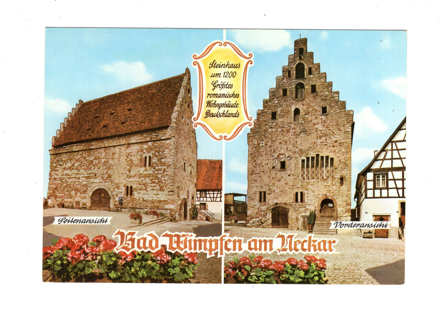 Ansichtskarte Bad Wimpfen am Neckar / Steinhaus