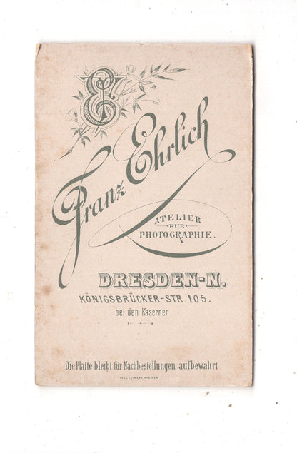 Fotografie Feine Dame - Dresden um 1900